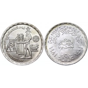 Egypt 1 Pound 1981 AH 1401