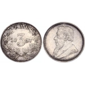 South Africa 3 Pence 1897