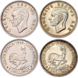 South Africa 5 Shillings 1948 & 1949