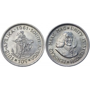 South Africa 10 Cents 1961