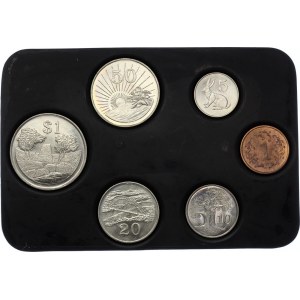 Zimbabwe Complete Set of 6 Coins 1980