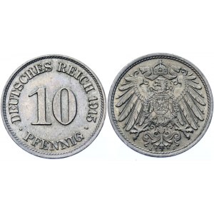 Germany - Empire 10 Pfennig 1915 J