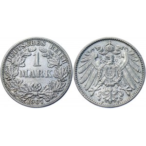 Germany - Empire 1 Mark 1907 F