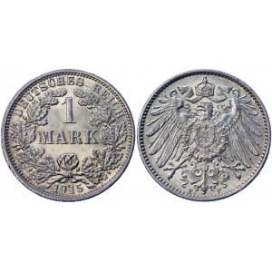 Germany - Empire 1 Mark 1915 F