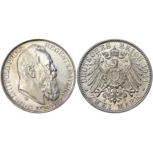 Germany - Empire Bavaria 2 Mark 1911 D Commemorative Issue