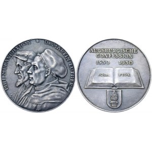 Germany - Weimar Republic Silver Medal 400th Anniversary of the Augsburg Confession 1930