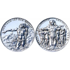 Germany - Weimar Republic Silver Medal The End of the Occupation of the Rhineland 1930