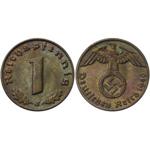 Germany - Third Reich 1 Reichspfennig 1940 J