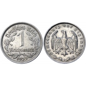 Germany - Third Reich 1 Reichsmark 1933 F