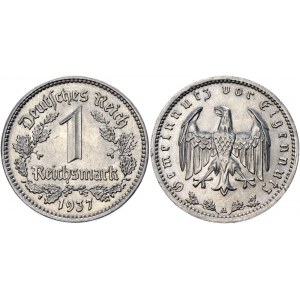 Germany - Third Reich 1 Reichsmark 1937 D