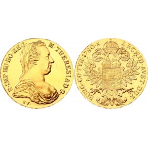 Austria 1 Taler 1780 X Gold Plated