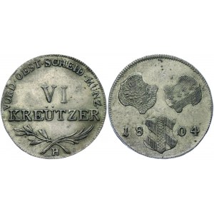 Austria 6 Kreuzer 1804