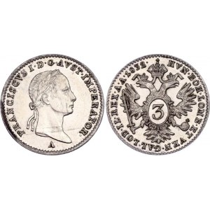 Austria 3 Kreuzer 1832 A