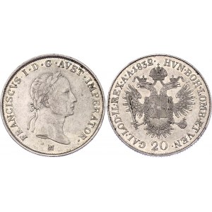 Austria 20 Kreuzer 1832 M