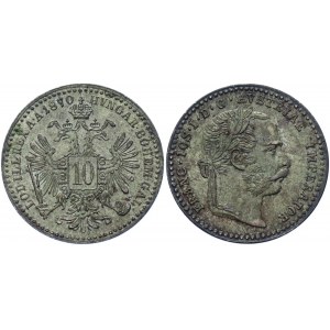 Austria 10 Kreuzer 1870