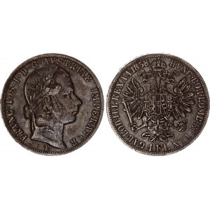 Austria 1 Florin 1858 E