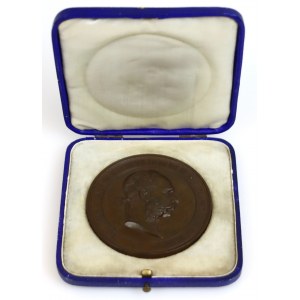 Austria Bronze Table Medal World Exhibition in Vienna 1873