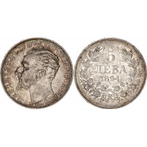 Bulgaria 5 Leva 1894 KB