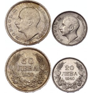 Bulgaria 20 & 50 Leva 1930 - 1940