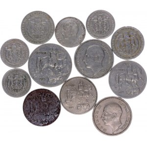 Bulgaria Lot of 12 Coins 1925 - 1943