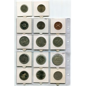 Bulgaria Lot of 14 Coins 1969 - 1987