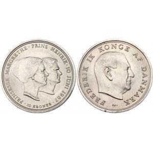 Denmark 10 Kroner 1967