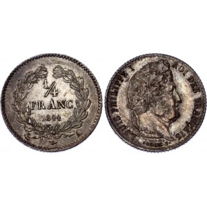 France 1/4 Franc 1844 A