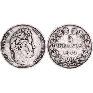 France 5 Francs 1844 W