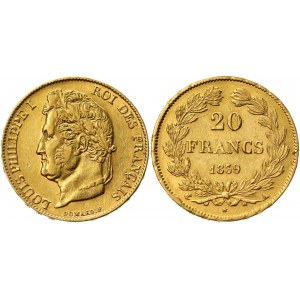 France 20 Francs 1839 A