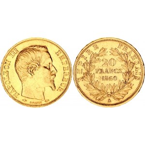 France 20 Francs 1860 A
