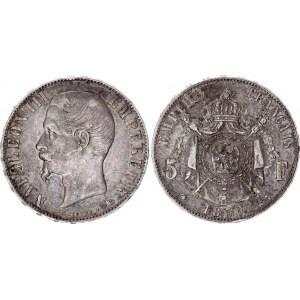 France 5 Francs 1856 BB