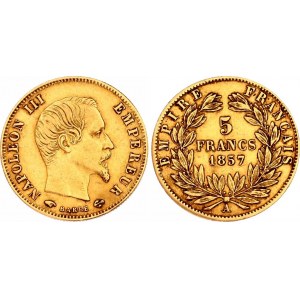 France 5 Francs 1857 A
