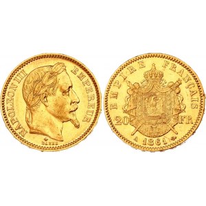 France 20 Francs 1861 A