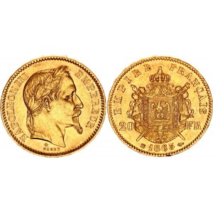 France 20 Francs 1863 BB