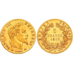 France 5 Francs 1863 A