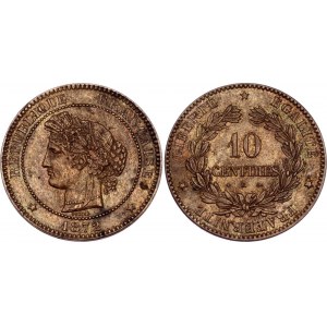France 10 Centimes 1872 K