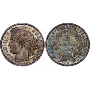 France 2 Francs 1887 A