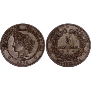 France 5 Centimes 1872 K