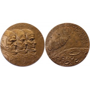 France Bronze Medal Appolo VIII 1970 (ND)