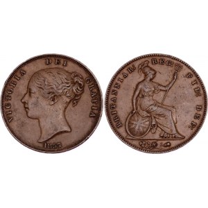 Great Britain 1 Penny 1857