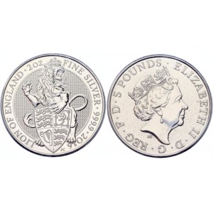 Great Britain 5 Pounds 2016