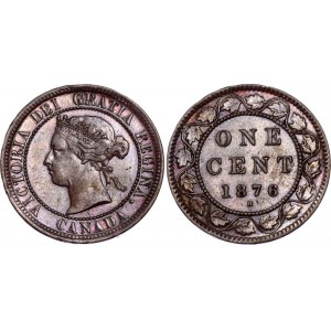 Canada 1 Cent 1876 H