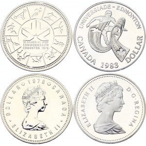 Canada 2 x 1 Dollar 1978 - 1983