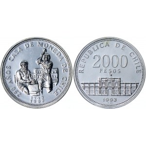 Chile 2000 Pesos 1993