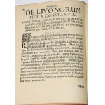 CEUMERN [Inflanty] Caspar von - Theatridium Livonicum oder kleine Liefändische Schaubühne..., Riga (Ryga) 1690