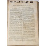 PAMIĘTNIK Emigracji wydawany przez Michała Podczaszyńskiego. Cz. 1-3 (w 1 wol.), (komplet wydawniczy). Paryż 1832-1833