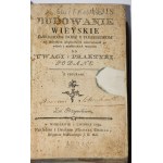 ŚWITKOWSKI Piotr - Budowanie wieyskie dziedzicom...Warszawa, Lwów 1782.