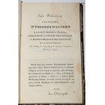 CHĄDZYŃSKI Jan Nepomucen - Wspomnienia sandomierskie i opis miasta Sandomierza w dwóch częściach, 1850