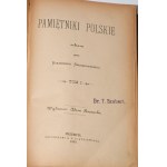 BRONIKOWSKI Ksawery - Pamiętniki polskie, 1-2 komplet, 1883
