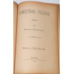 BRONIKOWSKI Ksawery - Pamiętniki polskie, 1-2 komplet, 1883